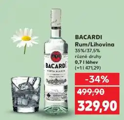 Kaufland BACARDI Rum/Lihovina nabídka