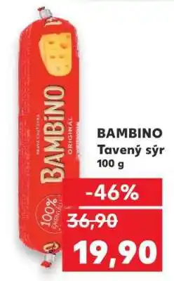 Kaufland Bambino tavený sýr 100 g nabídka
