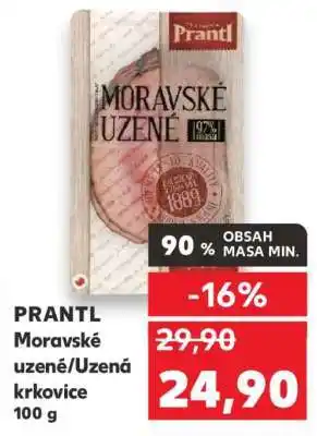 Kaufland PRANTL Moravské uzené/Uzená krkovice 100 g nabídka
