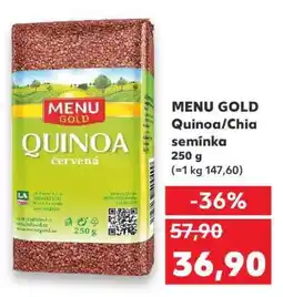 Kaufland MENU GOLD Quinoa/Chia semínka 250 g nabídka