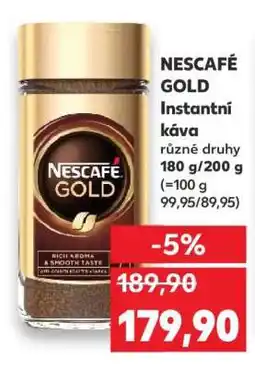 Kaufland Nescafé Gold Instantní káva nabídka