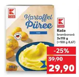 Kaufland Kaše bramborová nabídka