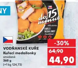 Kaufland VODŇANSKÉ KUŘE Kuřecí medailonky smažené nabídka