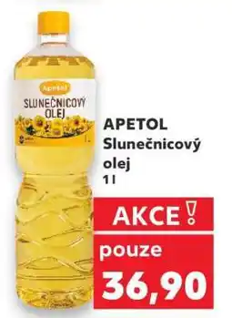 Kaufland APETOL Slunečnicový olej 1l nabídka