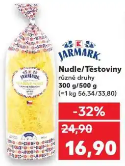 Kaufland Jarmark Nudle/Těstoviny nabídka