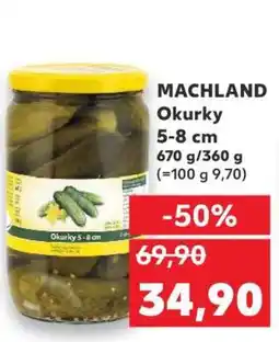 Kaufland Machland Okurky 5−8 cm nabídka