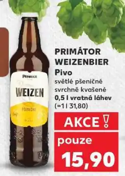 Kaufland Primátor Weizenbier nabídka