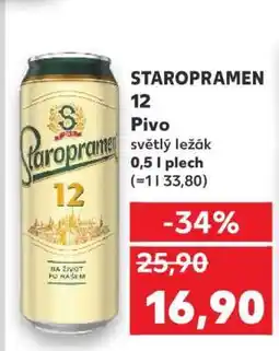 Kaufland Staropramen 12 nabídka