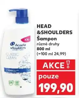 Kaufland HEAD& SHOULDERS Šampon nabídka