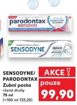Kaufland SENSODYNE/ PARODONTAX Zubní pasta nabídka