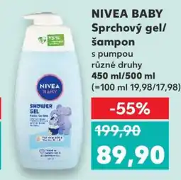 Kaufland NIVEA BABY Sprchový gel/Šampon nabídka