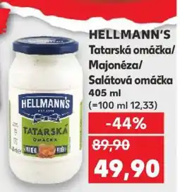 Kaufland HELLMANN'S Tatarská omáčka/Majonéza/Salátová omáčka 405 ml nabídka