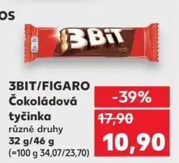 Kaufland 3BIT / FIGARO Čokoládová tyčinka nabídka