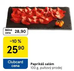 Tesco Paprikáš salám nabídka