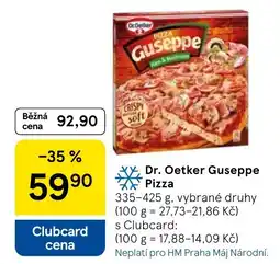 Tesco Dr. Oetker Guseppe Pizza nabídka