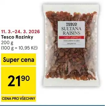 Tesco Tesco Rozinky nabídka