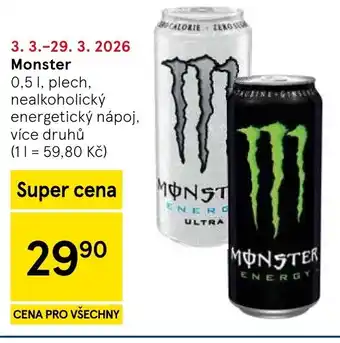 Tesco Monster nabídka