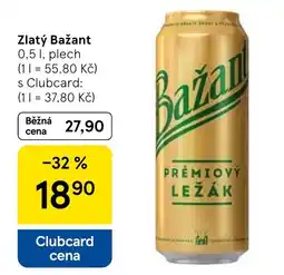 Tesco Zlatý Bažant nabídka