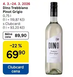 Tesco Dino Trebbiano Pinot Grigio nabídka