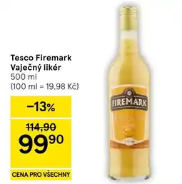 Tesco Tesco Firemark Vaječný likér nabídka
