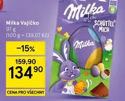 Tesco Milka Vajíčko nabídka