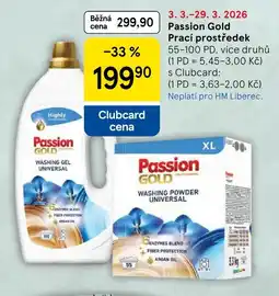 Tesco Passion Gold Prací prostředek nabídka