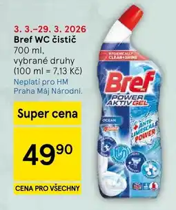 Tesco Bref WC čistič nabídka