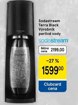 Tesco Sodastream Terra Black Výrobník perlivé vody nabídka