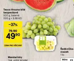 Tesco Hrozny bílé bezpeckové nabídka