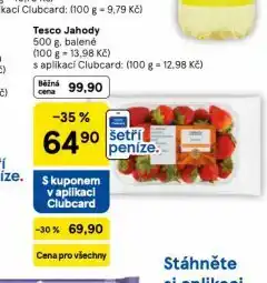Tesco Jahody nabídka