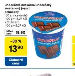 Tesco Choceňský smetanový jogurt ochucený nabídka