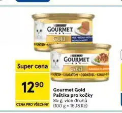 Tesco Gouemrt gold paštika pro kočky nabídka