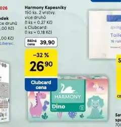 Tesco Harmony kapesníky nabídka
