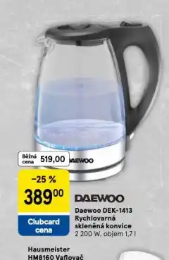 Tesco Daewoo rychlovarná konvice nabídka