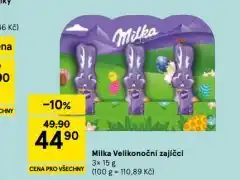 Tesco Milka vánoční zajíčci nabídka