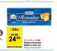 Tesco Madeta romadur nabídka
