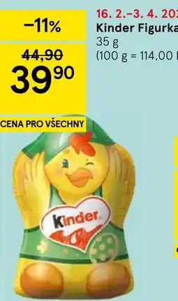 Tesco Kinder Figurka nabídka