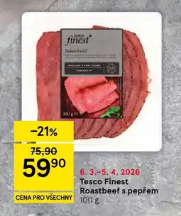Tesco Tesco Finest Roastbeef s pepřem nabídka