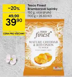 Tesco Tesco Finest Bramborové lupínky nabídka