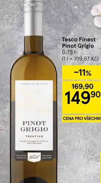 Tesco Tesco Finest Pinot Grigio nabídka