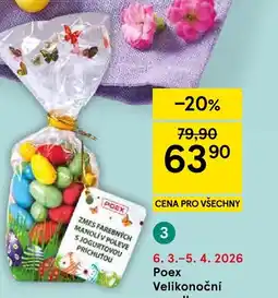 Tesco Poex Velikonoční mandle v jogurtové polevě nabídka