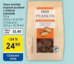 Tesco Tesco Arašídy loupané pražené v mléčné čokoládě nabídka
