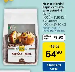 Tesco Master Martini Kapičky tmavé termostabilní nabídka