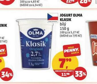 Penny Market Jogurt olma klasik nabídka