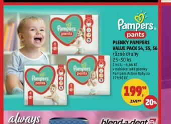 Penny Market Pampers dětské plenky nabídka