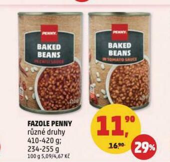 Penny Market Fazole penny nabídka