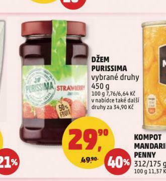 Penny Market Džem purissima nabídka