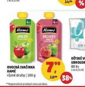Penny Market Hamé ovocná svačinka nabídka