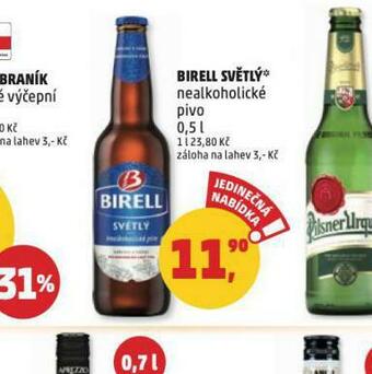Penny Market Pivo birell nealko nabídka
