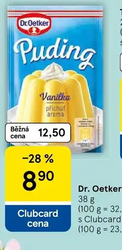 Tesco Dr. Oetker Puding nabídka